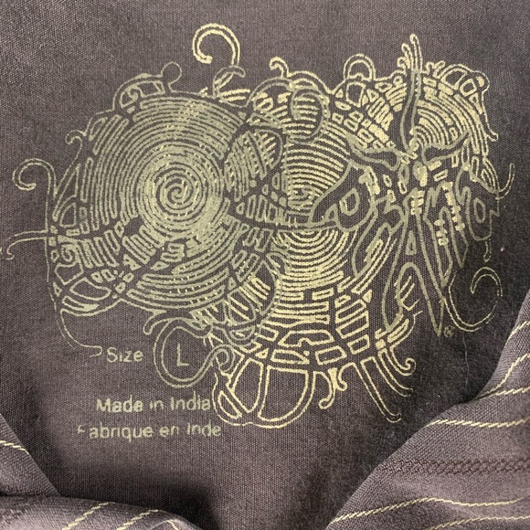 PrAna Brown Short Sleeve Button Front Shirt Size L - Picture 5 of 5